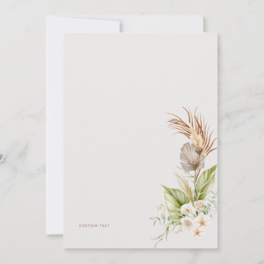 Ensemble de Faire-part de mariage Boho Arch | Mini (Dos)