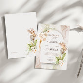 Ensemble de Faire-part de mariage Boho Arch | Mini