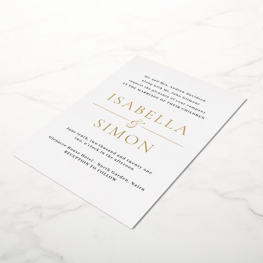 Ensemble de Faire-part de mariage - Invitation de  (Rotation)