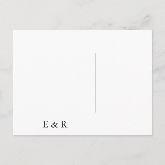 Ensemble de Faire-part de mariage rose pastel clai (Dos)