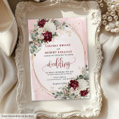 Ensemble de Faire-part de mariage Roses romantique