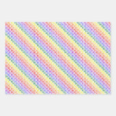 Ensemble de feuilles de papier cadeau à motif Ho H (Devant 3)