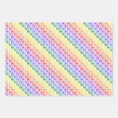 Ensemble de feuilles de papier cadeau à motif Ho H (Devant 2)