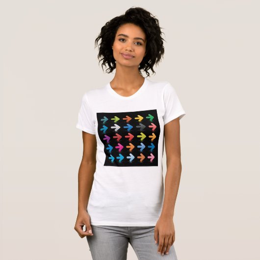 Ensemble De Flèches T-shirt Femme (Devant entier)