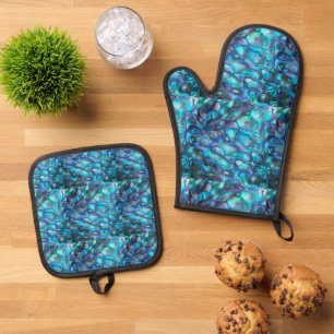 Ensemble De Gant De Cuisine Et De Manique Abalone