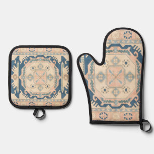Ensemble De Gant De Cuisine Et De Manique Beau tapis kilim antique oriental