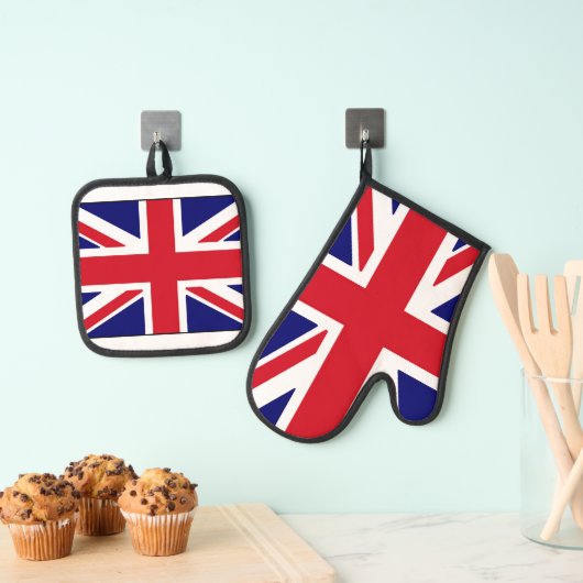 Ensemble De Gant De Cuisine Et De Manique britannique (In situ (suspendu))