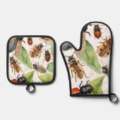 Ensemble De Gant De Cuisine Et De Manique Bugs (Recto)