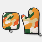 Ensemble De Gant De Cuisine Et De Manique camouflage (Recto)
