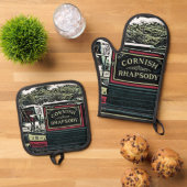 ENSEMBLE DE GANT DE CUISINE ET DE MANIQUE CANAUX (De haut en bas)