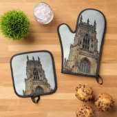 Ensemble De Gant De Cuisine Et De Manique Cathédrale de York (De haut en bas)