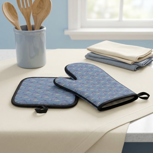 Ensemble De Gant De Cuisine Et De Manique Cendrillon