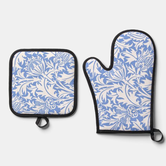 Ensemble De Gant De Cuisine Et De Manique Chardon, William Morris (Recto)