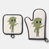 Ensemble De Gant De Cuisine Et De Manique chibi mummy (Recto)