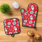Ensemble De Gant De Cuisine Et De Manique Cute Koala (De haut en bas)