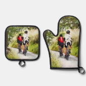 ENSEMBLE DE GANT DE CUISINE ET DE MANIQUE CYCLISME (Recto)