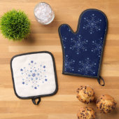 Ensemble De Gant De Cuisine Et De Manique Débuts Stellaires (De haut en bas)