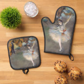 Ensemble De Gant De Cuisine Et De Manique Edgar Degas - L'Étoile / Danseur sur scène (De haut en bas)