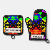 Ensemble De Gant De Cuisine Et De Manique Energize par Kenneth Yoncich (Recto)