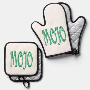 Ensemble De Gant De Cuisine Et De Manique Ensemble de porte-jarretelles Mojo blanc à courtep