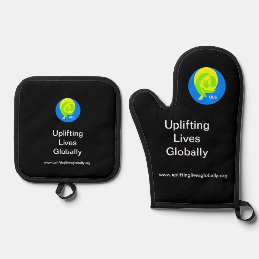 Ensemble De Gant De Cuisine Et De Manique Ensemble de porte-pots Mitt (Recto)