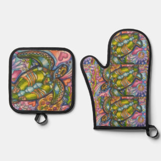 Ensemble De Gant De Cuisine Et De Manique Ensemble de porte-pots Timmy Oven Mitt
