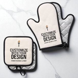 Ensemble De Gant De Cuisine Et De Manique Ensemble personnalisé d'ustensiles de cuisine mini