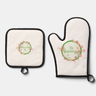 Ensemble De Gant De Cuisine Et De Manique Four à santé Es Gezunterheyt avec set