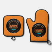 Ensemble De Gant De Cuisine Et De Manique Grillmaster Grillmaster BBQ (Recto)