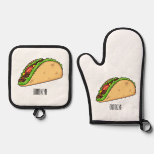 Ensemble De Gant De Cuisine Et De Manique Illustration de dessin sur Taco