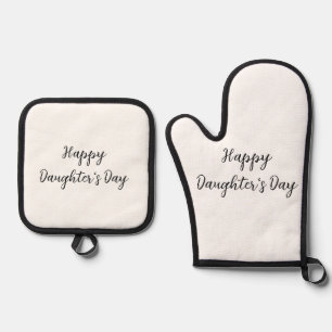 Ensemble De Gant De Cuisine Et De Manique Joyeux jour de filles si.ple minimum ajouter le no