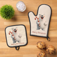 Joyeux Noël Ourson Polaire Mignon Design