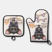 Ensemble De Gant De Cuisine Et De Manique Juste en train de traîner, Bats (Recto)