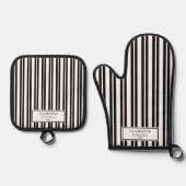 Ensemble De Gant De Cuisine Et De Manique Kitchen Master (Recto)