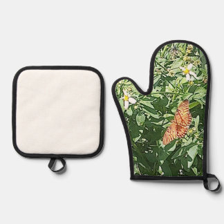 Ensemble De Gant De Cuisine Et De Manique La nature à son meilleur