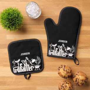 Ensemble De Gant De Cuisine Et De Manique Le Grillfather