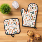 Ensemble De Gant De Cuisine Et De Manique Maître de la préparation des repas (De haut en bas)