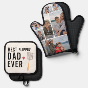 Ensemble De Gant De Cuisine Et De Manique Meilleur Papa qui Flippingue   7 Photos
