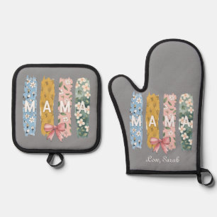 Ensemble De Gant De Cuisine Et De Manique Meilleure maman jamais - Porte-pots sur mesure