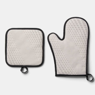 Ensemble De Gant De Cuisine Et De Manique Meilleure protection contre la chaleur en argent m