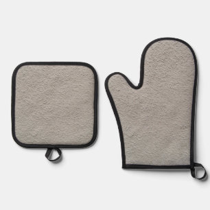 Ensemble De Gant De Cuisine Et De Manique Meilleure protection contre la chaleur en argent m