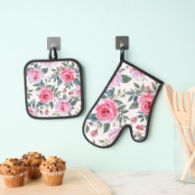 Motif aquarelle cottagecore à fleurs de rose rose