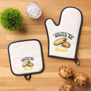 Ensemble De Gant De Cuisine Et De Manique On m'a dit qu'il y aurait des runzas Funny Food