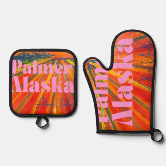 Ensemble De Gant De Cuisine Et De Manique Oven Mit and Pot Holder Set (Recto)