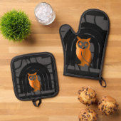 Ensemble De Gant De Cuisine Et De Manique Oven Mitt and Pot Holders (De haut en bas)