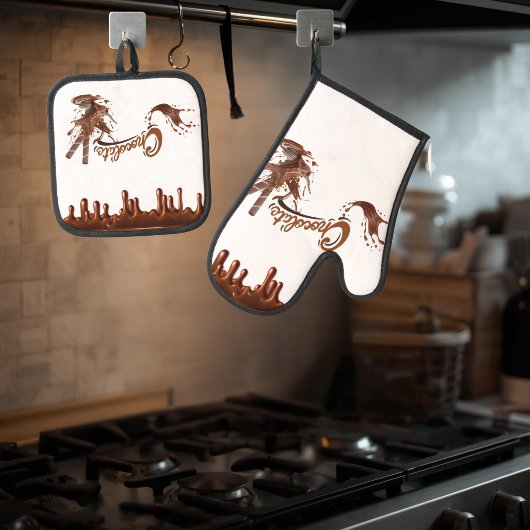 Ensemble De Gant De Cuisine Et De Manique Oven Mitt and Pot Holders Set