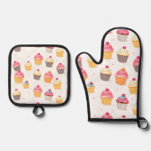 Ensemble De Gant De Cuisine Et De Manique Oven Mitt & Pot Holder Set  (Recto)