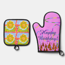 Pink Loops Festive Joyeux anniversaire