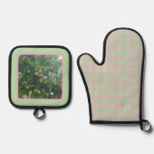 Ensemble De Gant De Cuisine Et De Manique Pommes A-Go-Go (Recto)