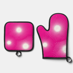 Ensemble De Gant De Cuisine Et De Manique Porte-pots et Mitt au four